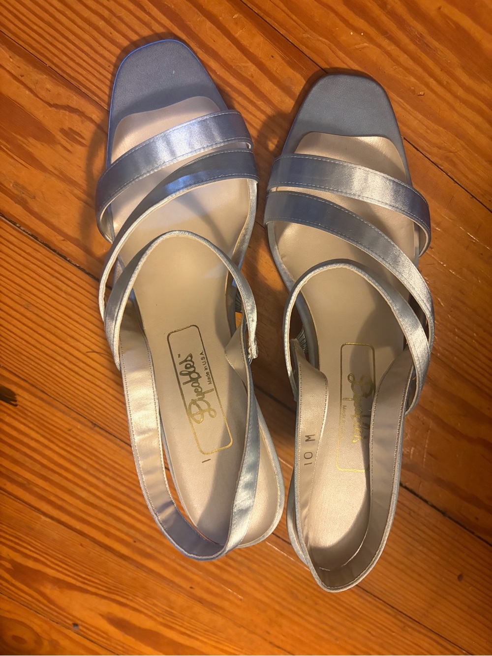 Boden Silver Strappy Slingback Sandals - Women's